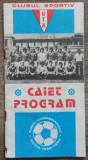 Caiet program Clubul Sportiv UTA Arad 1982-83