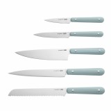 Cumpara ieftin Set Cutite BergHOFF Slate, 5 piese, Otel, Albastru HighLine Cooking