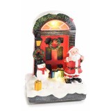 Decoratiune Craciun polirasina cu led II 9x5.5x12.5 cm