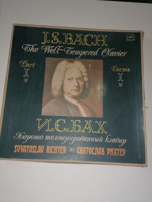 DISC / VINIL / - BACH - SVYATOSLAV RICHTER - DUBLU ALBUM foto