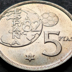 Moneda 5 PESETAS - SPANIA, anul 1981 * cod 4510 = A.UNC