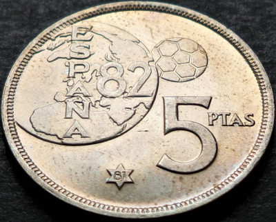 Moneda 5 PESETAS - SPANIA, anul 1981 * cod 4510 = A.UNC foto