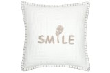 Cumpara ieftin Perna Decorativa Ombrage 45x45cm, Culoare Alb, 55% Bumbac 45% Poliester
