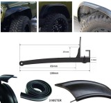 Cumpara ieftin Banda universala din cauciuc pentru protectia aripii masinii, SUV, microbuz, 6,5cm x 3m, negru
