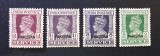 Pakistan (India Britanică) 1947 - Set 4 Timbre Oficiale &bdquo;PAKISTAN SERVICE&rdquo; -CLN1