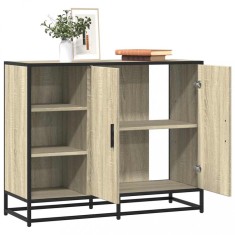 Gossi dulap, stejar sonoma, 92x35x76 cm, lemn prelucrat