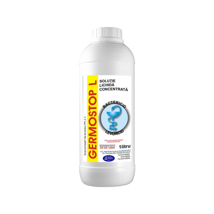 Dezinfectant, suprafete, conducte apa, GERMOSTOP L 1L