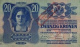 AUSTRIA █ SET █ 20 + 50 + 100 +1000 Kronen █ 1920 █ P-45-48 █ UNC █ necirculata