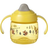 Tommee Tippee Superstar 4m+ cană etanșă pentru copii Yellow 190 ml