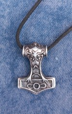 pandantiv din argint 925 Ciocanul lui Thor foto