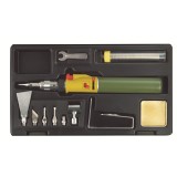Proxxon 28144, MICROFLAM MGS arzator si statie lipire, aprindere piezo, reglaj aer si gaz, rezervor 20ml, 1.300 &Acirc;&deg;C, + accesorii