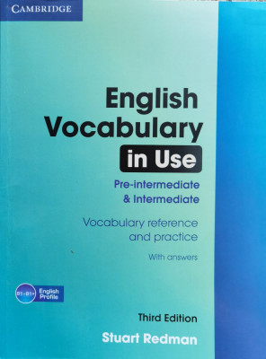 English Vocabulary In Use Pre-intermediate And Intermediate W - Sturat Redman ,561273 foto