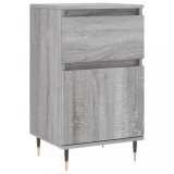 Cumpara ieftin Servanta, gri sonoma, 40x35x70 cm, lemn prelucrat