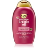 OGX Keratin Oil balsam pentru indreptare cu keratina si ulei de argan 385 ml