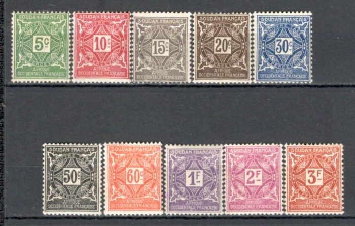 Sudan.1931 Porto-Cifra in ornament MS.217