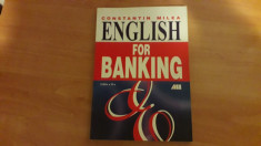 ENGLISH FOR BANKING - CONSTANTIN MILEA foto