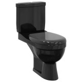 Vas WC cu rezervor, negru