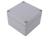 Carcasă universală aluminiu gri 120x122x81mm