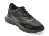 Cumpara ieftin Pantofi sport BOSS negri, 6496, din material textil