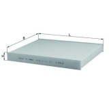 Filtru aer habitaclu Audi Q7, R8; Porsche Cayenne, Panamera; VW Amarok, Amarok Sasiu, California T5 Camper, 280x217x30mm, OE 7H0819631