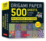 Origami Paper 500 Sheets Psychedelic Patterns 6 (15 CM): Tuttle Origami Paper: High Quality Double-Sided Origami Sheets Printed with 12 Different Desi