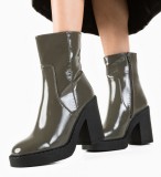 Cumpara ieftin Botine dama Justice Gri