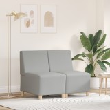 vidaXL Fotoliu 2 pcs Gri de nor 55 x 74 x 82 cm țesătură