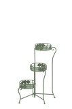 Cumpara ieftin Suport ghivece flori fier verde 55 x 48 x 78 cm