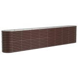 Strat inaltat gradina 332x40x68 cm otel galvanizat
