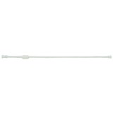 Bara perdea dus, telescopica / extensibila, Lider 2246, metal, alb, inele incluse, 120 / 210 cm