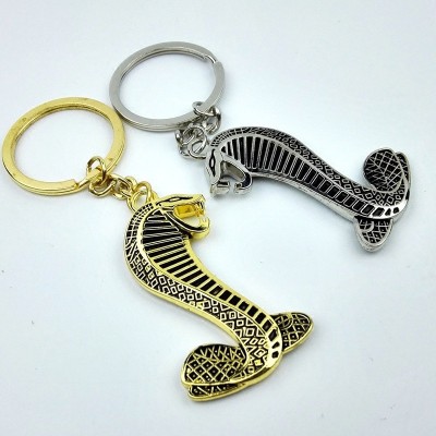 Breloc tema auto pentru Ford Mustang Shelby GT Cobra Snake Chaveiro metal foto