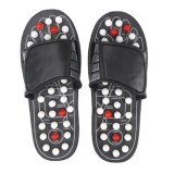 Papuci reflexoterapie FOXMAG24, cu talpa din spuma, pentru barbati, marime 44-45, relaxare si masaj, acupunctura