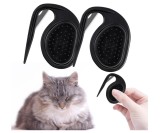 Cumpara ieftin Set 2 Cutite de Ingrijire pentru Pisici si Caini cu Par Lung, Negru