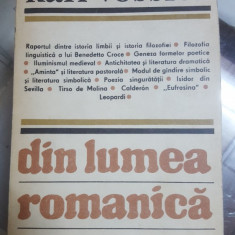 Karl Vossler, Din lumea romanică, Culegere de eseuri, București 1986 001