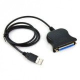 Cablu pentru imprimanta, USB la Parallel 25 pini DB25, Oem