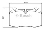 Set placute frana,frana disc BMW Seria 7 (E38) (1994 - 2001) BOSCH 0 986 494 282