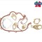 Set complet garnituri LML Star - DLX - Via Toscana 125-150cc - Vespa COSA 1 - COSA 2 - PX 80 - PX 125 - PX 150 - PX 200