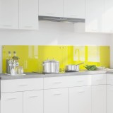 Cumpara ieftin Spate de bucătărie 2 pcs Galben 100 x 40 cm sticlă securizată