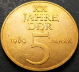 Moneda aniversara 5 MARCI / MARK - RD GERMANA (DDR), anul 1969 *cod 1358 A