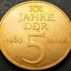 Moneda aniversara 5 MARCI / MARK - RD GERMANA (DDR), anul 1969 *cod 1358 A