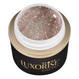 Cumpara ieftin Gel UV Constructie Unghii RevoFlex Disco LUXORISE 15ml, Glam Gold