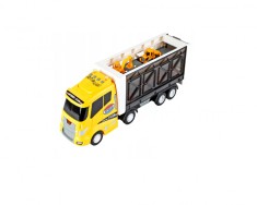 Set camion cu remorca, 6 vehicule, MalPlay 108433 foto