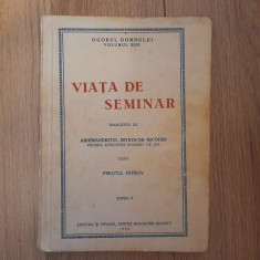 VIATA DE SEMINAR-PREOTUL PETROV -1944