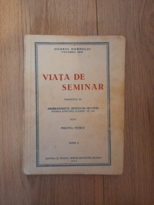 VIATA DE SEMINAR-PREOTUL PETROV -1944 foto