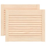 Cumpara ieftin Usi de dulap design lambriu 2 buc. 39,5x49,4 cm lemn masiv pin