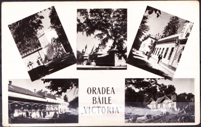 AMS - ILUSTRATA 966 ORADEA - BAILE VICTORIA, 1960, CIRCULATA