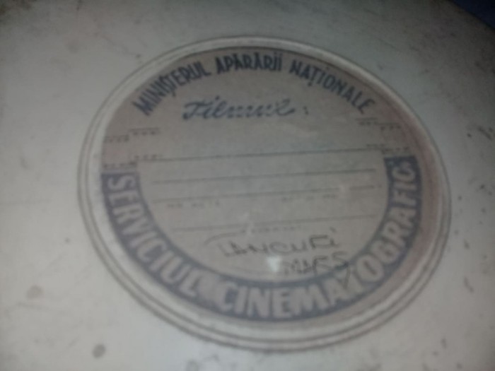 rola film prof.MINISTERUL APARARII NATIONALE,Film vechi Serviciul cinematografic