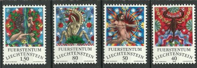 Liechtenstein 1978 - Zodiac, serie neuzata foto