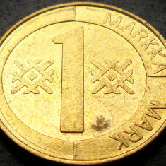 Moneda 1 MARKKA - FINLANDA, anul 1997 * cod 4375