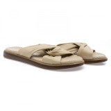Sandale dama din piele naturala Caspian Cas-25-Bej, 36 - 40